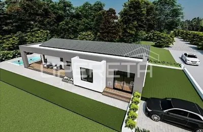 Građevinsko zemljište 446 m², Privlaka - kuća i bazen - 2
