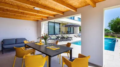 Svetvinčenat, Umgebung, modernes Haus mit Pool - 19