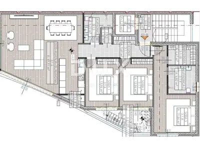 Stan 179 m², Lovran - krovna terasa s bazenom i pogled na more - 15