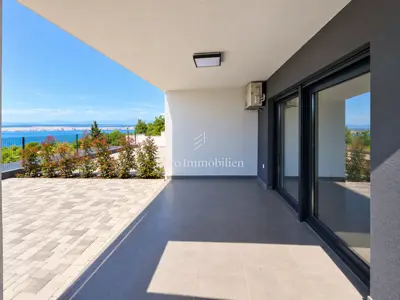 Apartment 112 m², Dramalj - two terraces and sea view
