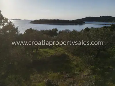 Land 1,295 m², Murter Island by the sea and view of Kornati - 2