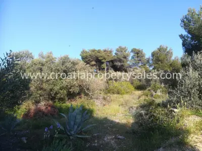 Land 1,295 m², Murter Island by the sea and view of Kornati - 3