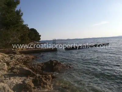 Zemljište 1.295 m², Otok Murter uz more i pogled na Kornate