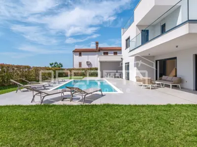 Istra, Bale surroundings- Modern semi-detached house with pool and beautiful sea view - 2