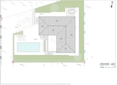 Baugrundstück 608 m², Bibići - Genehmigung für ein Haus mit Pool - 11