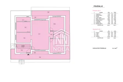 Kuća 367 m², Vodice - 8 spavaćih soba i 3 stambene cjeline - 6