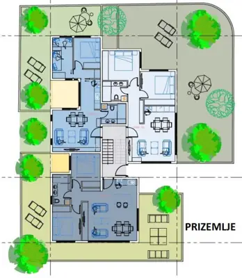 Apartment 80 m², Mandre - Erdgeschoss, Garten und 2 Parkplätze - 5