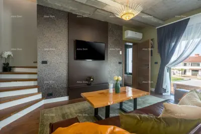 POREČ, Žbandaj – moderne Wohnung mit Dachterrasse und Jacuzzi