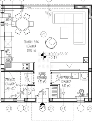 Mandre, Maisonettewohnung mit Pool, 110 m² - 20