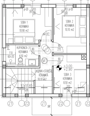 Mandre, Maisonettewohnung mit Pool, 110 m² - 19