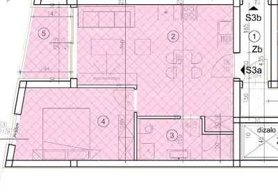 Wohnung 61 m², Medulin - 1 Schlafzimmer und Terrasse - 4