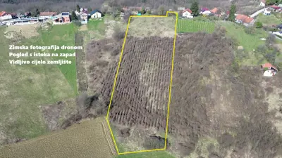 Land 9 927 m², Varaždin - Okolica, peace and view of the forest