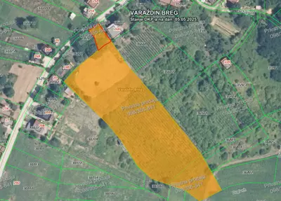 Land 9 927 m², Varaždin - Okolica, peace and view of the forest - 2