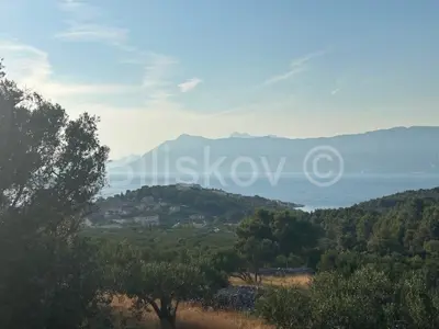 Zemljište 18 000 m², Povlja na Braču, pogled na more
