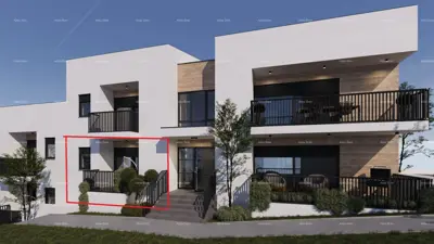 Stan 55,60 m², Žminj - loggia i terasa - 2