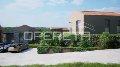 Buje area - Ground-floor house under construction with a pool - 6