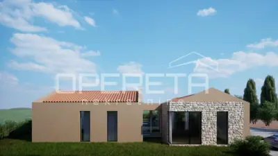 Buje area - Ground-floor house under construction with a pool - 5