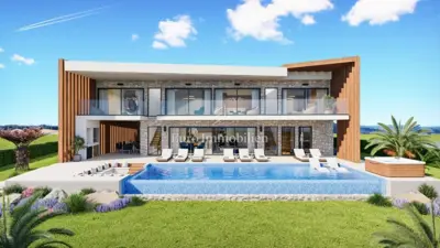 Villa 327 m², Kaštelir - infinity pool and sauna