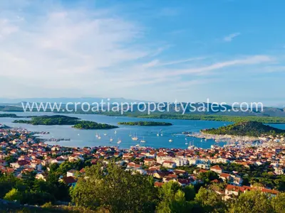 House, Otok Murter, pool and panoramic sea view - 15