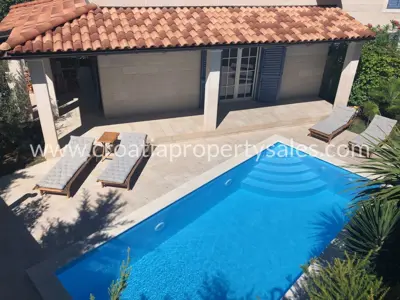 House, Otok Murter, pool and panoramic sea view - 4