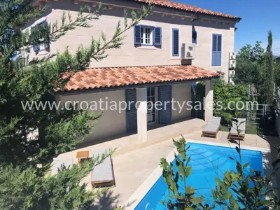 House, Otok Murter, pool and panoramic sea view - 2