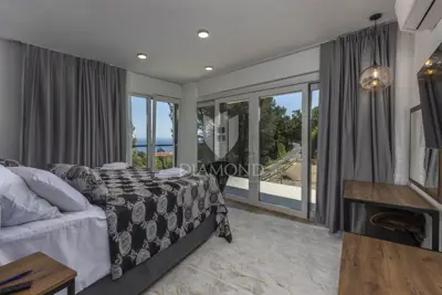 Mošćenička Draga, moderna Villa blizu plaže, pogled more - 12