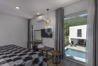 Mošćenička Draga, moderna Villa blizu plaže, pogled more - 17