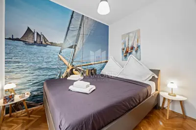 Wohnung 84 m², Nova Veruda, Pula - große Terrasse und Blick auf die Marina - 11