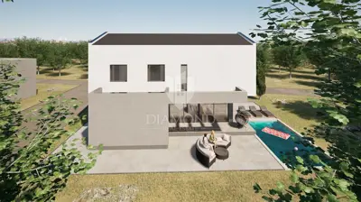 Building plot 462 m², Žminj - permit and project - 4