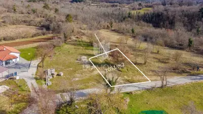 Building plot 1,051 m², Buje - quiet location