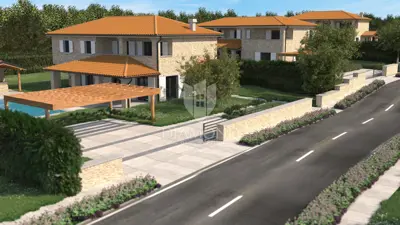 Building plot 1,263 m², Poreč surroundings, sea view