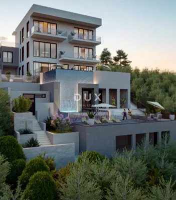 Building plot, Veprinac - panoramic views of Kvarner