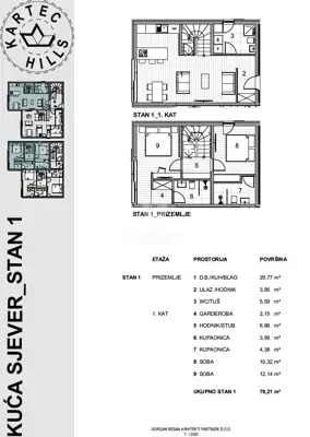 Krk, otok Krk, moderne Maisonettewohnung in Neubau - 4
