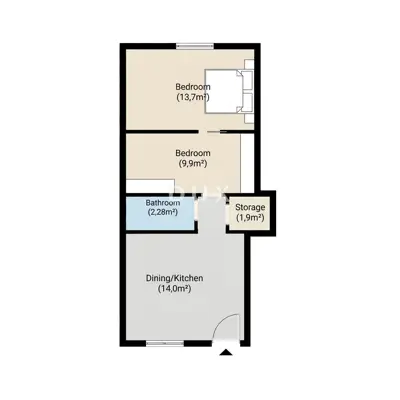 Apartment 42 m², Belveder - fully renovated - 12