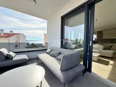 Penthouse 67 m², Petrčane - pogled na more i krovna terasa - 7