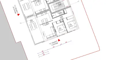 Novogradnja u Staroj Novalji - 2sb s velikom terasom i otvorenim pogledom na mor - 7