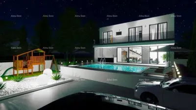 KANFANAR - Građevinsko zemljište 512 m² s idejnim projektom