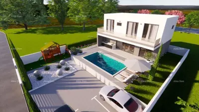 Building land 512 m², Kanfanar, conceptual project - 2