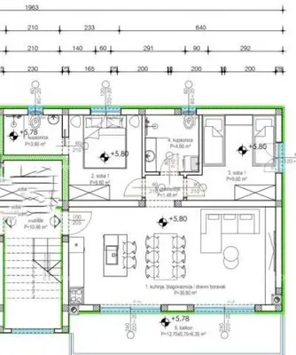 Wohnung, Umag Finida, 2 Schlafzimmer und 2 Badezimmer - 4