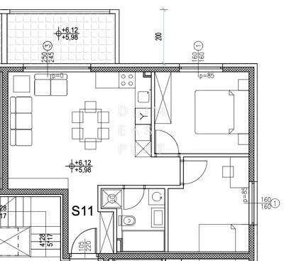 Kraljevečki Novaki, Novogradnja, trosoban stan na drugom katu, 60 m² - 14