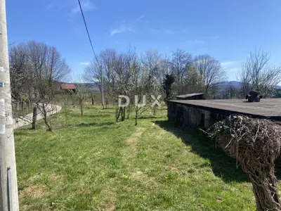 Land in Petrovići, Vrbovsko - construction started and asphalt access road - 4