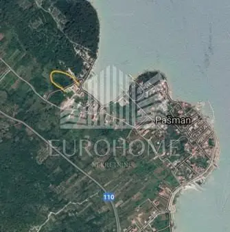 Building plot 3,000 m², Pašman by the sea and Lučina beach