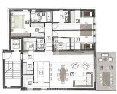Najam, Stan, Pantovčak, Pantovčak, 4s, 165 m² - 15