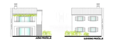 Građevinsko zemljište 1.850 m², Poreč - projekt kuće - 2