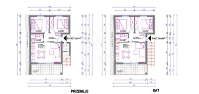Građevinsko zemljište 1.850 m², Poreč - projekt kuće - 3