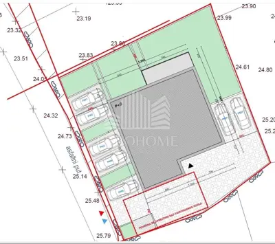 Građevinsko zemljište, Okrug Gornji - projekt vile s 5 jedinica - 13