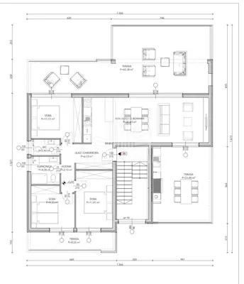 Građevinsko zemljište, Okrug Gornji - projekt vile s 5 jedinica - 11