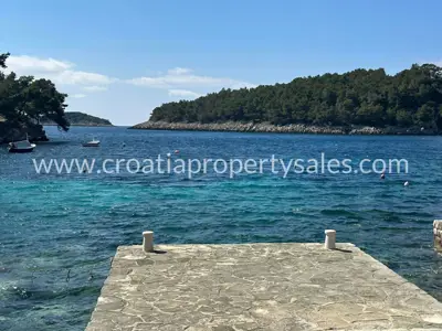 Baugrundstück 730 m², Insel Korčula - erste Reihe zum Meer - 2