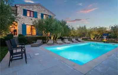 Villa 154 m², Krk - panoramski pogled na more - 2