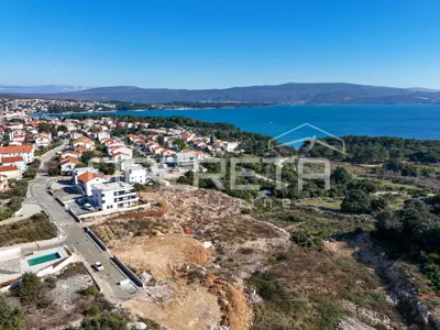 Grundstück, Otok Krk - Krk, freier Meerblick - 2